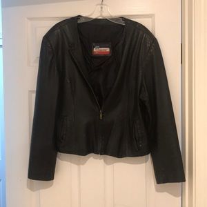 Leather Moto Jacket